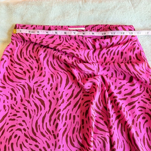 Nine West Women’s Pink Zebra Print Midi Skirt - Picture 7 of 7